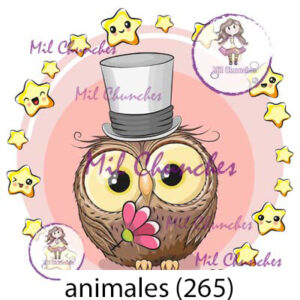Cromo Papel Animales-265