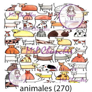 Cromo Papel Animales-270