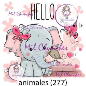 Cromo Papel Animales-277