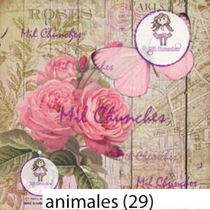 Cromo Papel Animales 029