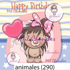 Cromo Papel Animales-290