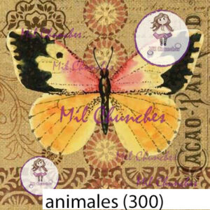 Cromo Papel Animales-300