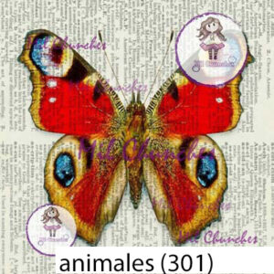 Cromo Papel Animales-301