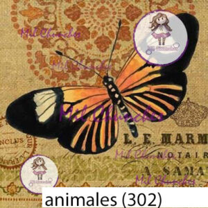 Cromo Papel Animales-302