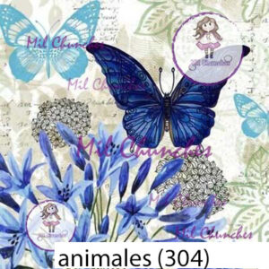 Cromo Papel Animales-304