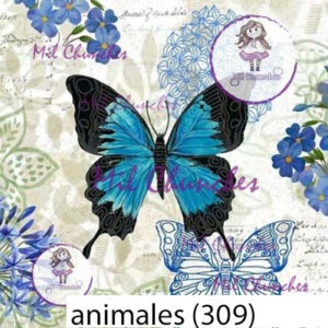Cromo Papel Animales-309