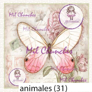 Cromo Papel Animales 031