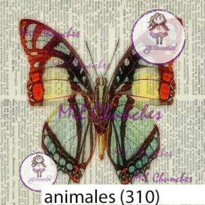 Cromo Papel Animales-310