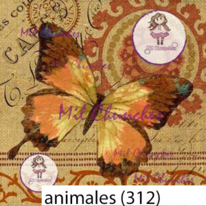 Cromo Papel Animales-312