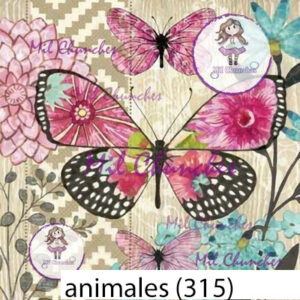 Cromo Papel Animales-315