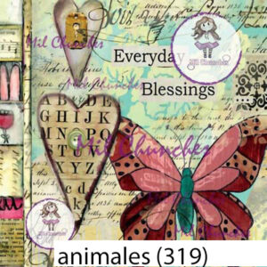 Cromo Papel Animales-319