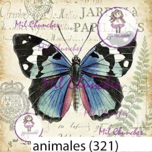 Cromo Papel Animales-321