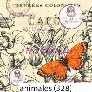 Cromo Papel Animales-328