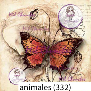 Cromo Papel Animales-332