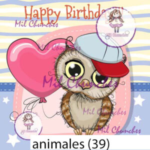 Cromo Papel Animales 039