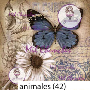Cromo Papel Animales-042