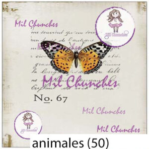 Cromo Papel Animales-050