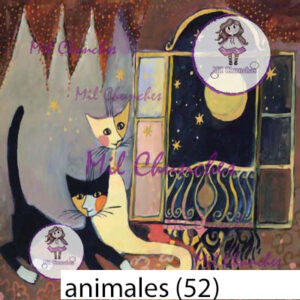 Cromo Papel Animales-052