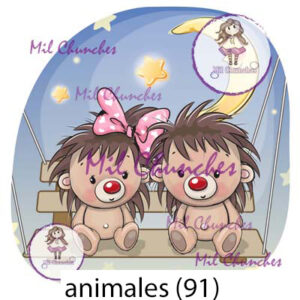 Cromo Papel Animales-091