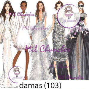 Cromo Papel Damas-103