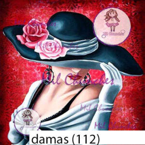 Cromo Papel Damas-112