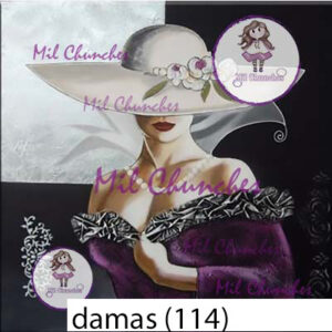 Cromo Papel Damas-114
