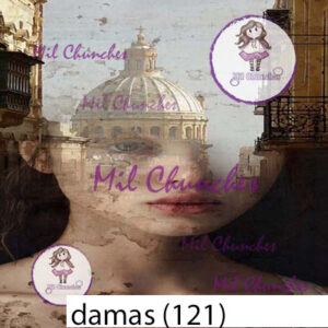 Cromo Papel Damas-121