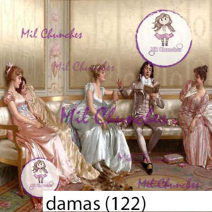 Cromo Papel Damas-122