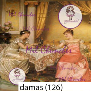 Cromo Papel Damas-126