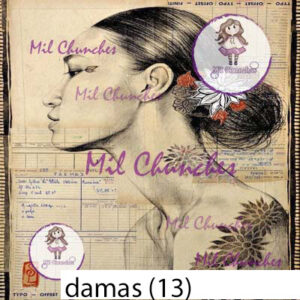 Cromo Papel Damas 013