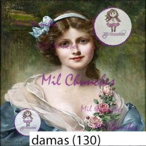 Cromo Papel Damas-130