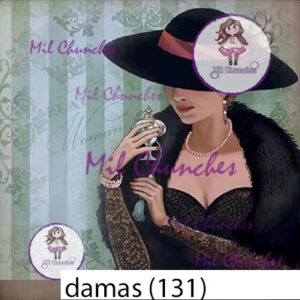 Cromo Papel Damas-131