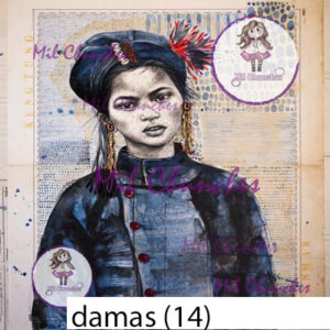 Cromo Papel Damas 014
