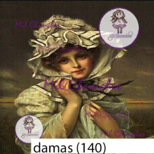 Cromo Papel Damas-140