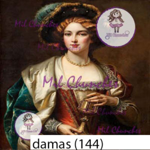 Cromo Papel Damas-144