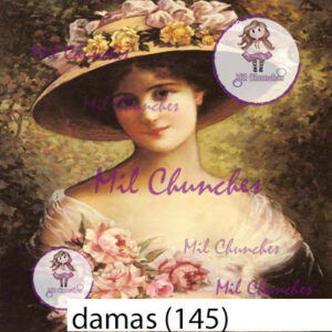 Cromo Papel Damas-145