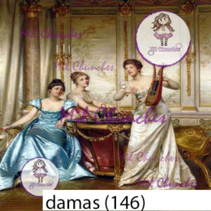 Cromo Papel Damas-146