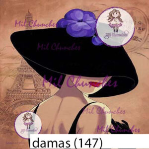 Cromo Papel Damas-147