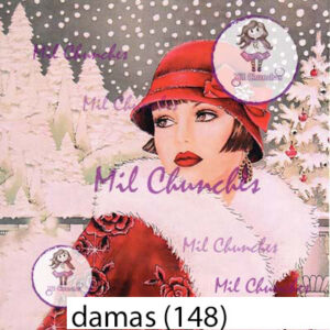Cromo Papel Damas-148