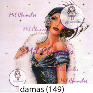 Cromo Papel Damas-149