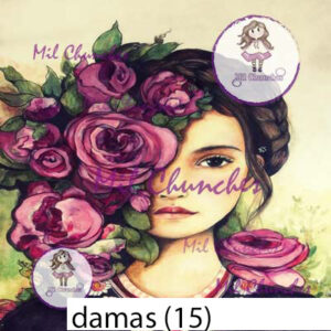 Cromo Papel Damas 015