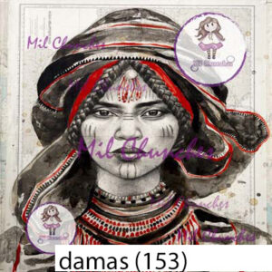 Cromo Papel Damas-153