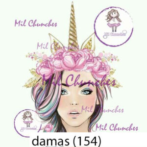Cromo Papel Damas-154