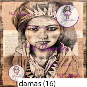 Cromo Papel Damas 016