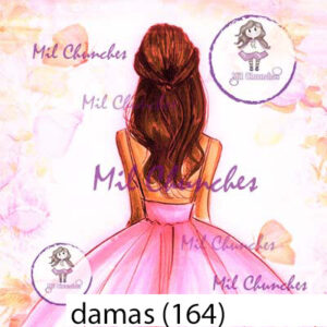 Cromo Papel Damas-164