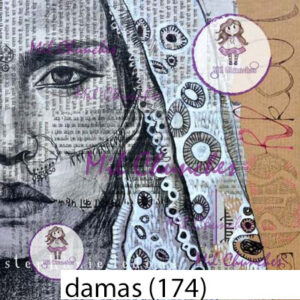 Cromo Papel Damas-174