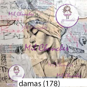 Cromo Papel Damas-178