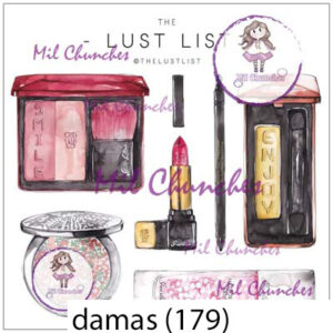Cromo Papel Damas-179