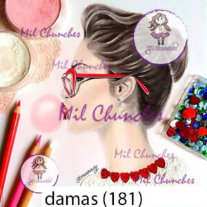 Cromo Papel Damas-181