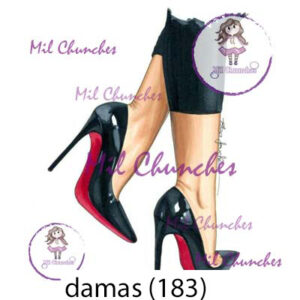 Cromo Papel Damas-183